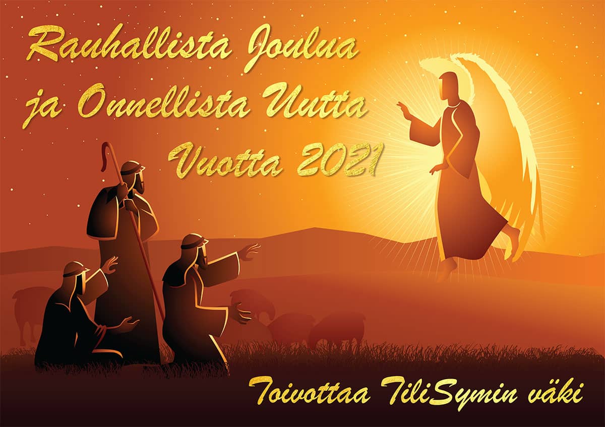 Rauhallista Joulua ja Onnellista Uutta Vuotta 2021