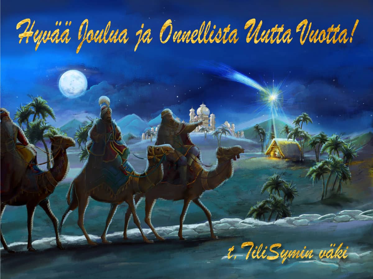 Hyvää Joulua ja Onnellista Uutta Vuotta!