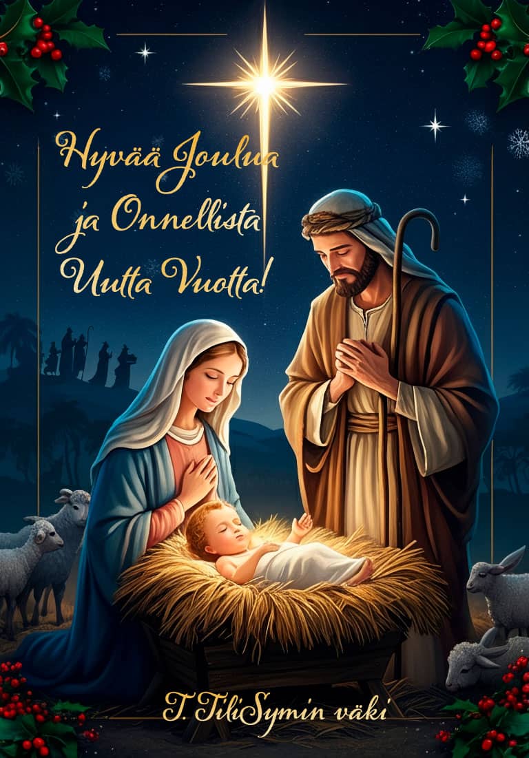 Hyvää Joulua ja Onnellista Uutta Vuotta!